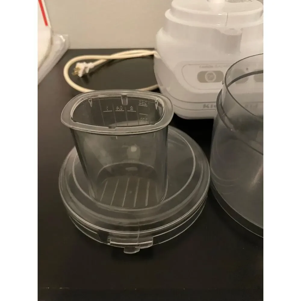 KitchenAid KFP600WW Ultra Power Food Processor White Bowl Lid S Blade France